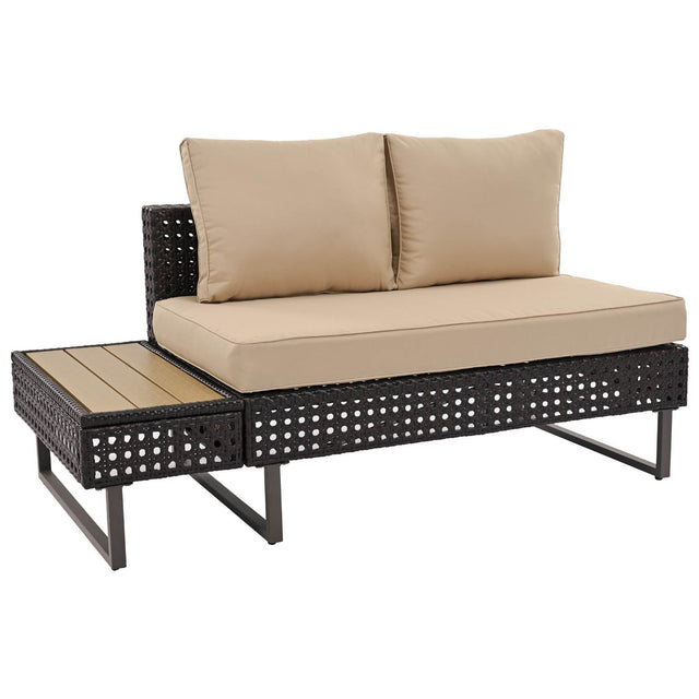 Diamond Weave Outdoor Sectional Furniture Set With Cushions - Omega Lifestyles