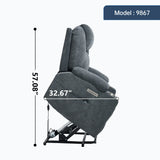 Power Lift Recliner Chair With Massage Heat And USB Ports - Omega Lifestyles