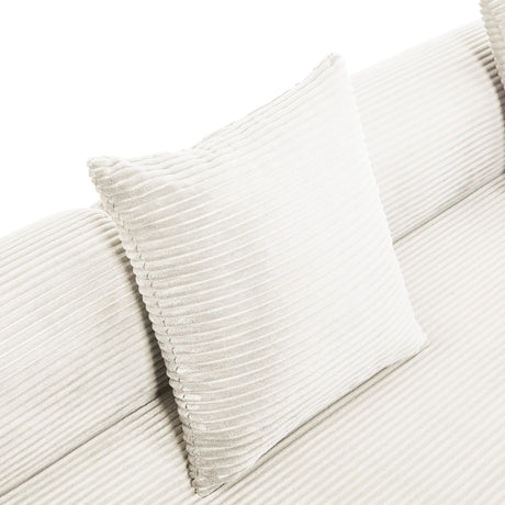 Convertible Corduroy Folding Memory Foam Sofa Bed - Omega Lifestyles