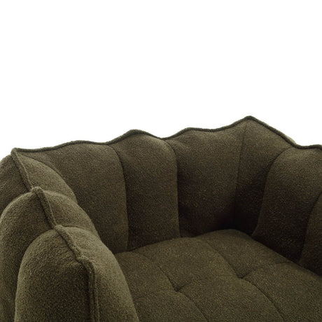 Soft Chenille Bean Bag Chair with Foam - Sleep Galleria