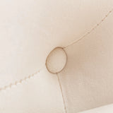 Beige Velvet Classic Storage Chaise Lounge Chair - Omega Lifestyles