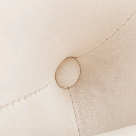 Beige Velvet Classic Storage Chaise Lounge Chair - Omega Lifestyles