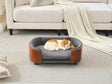 Orthopedic Small Solid Wood Elevated Dog Bed - Sleep Galleria
