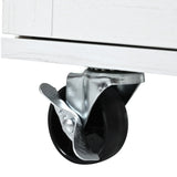 Farmhouse Kitchen Island Cart With Power Outlet - Omega Lifestyles