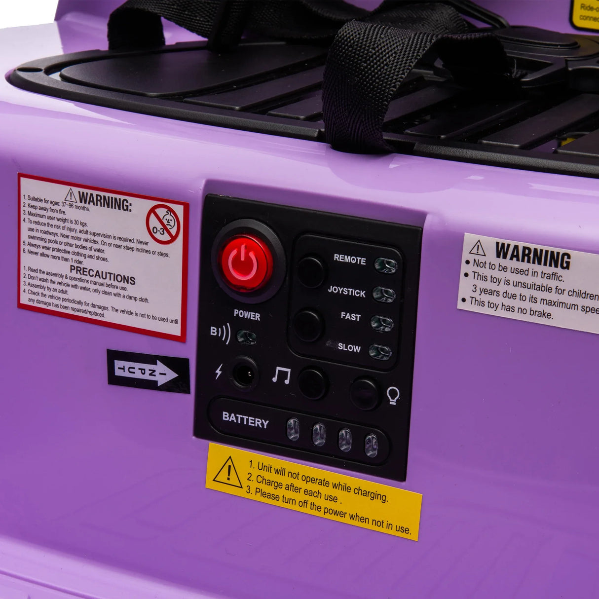 12V Remote Control Kids Bumper Car With LED Lights - Omega Lifestyles