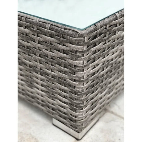 All-Weather Wicker 6-Person Sectional Seating Set With Cushions - Omega Lifestyles