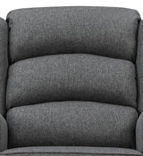 Gray Fabric Pocket Coil Rocking Chair With Wooden Legs - Omega Lifestyles