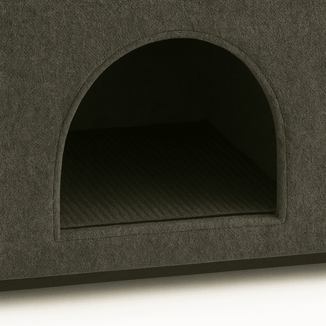 Dark Gray Bunny-Ear Dual-Use Pet Furniture Armchair - Omega Lifestyles