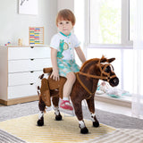Plush Sound-Making Ride-On Horse Toddler Toy - Omega Lifestyles