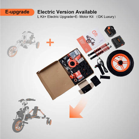 Electric Go-Kart Upgrade Package For L-Kit And Go-Kart - Omega Lifestyles