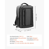 Waterproof Nylon PS5 Backpack Travel Bag With Padded Dividers - Omega Lifestyles