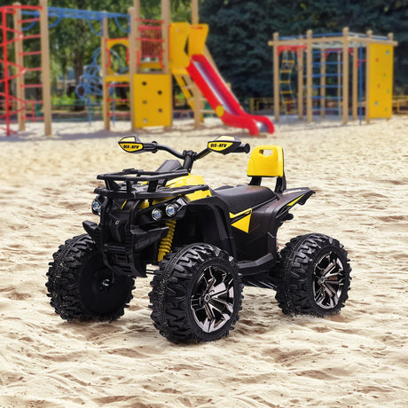 Kids 12V Rechargeable Four-Wheeler Ride-On Toy Car - Omega Lifestyles