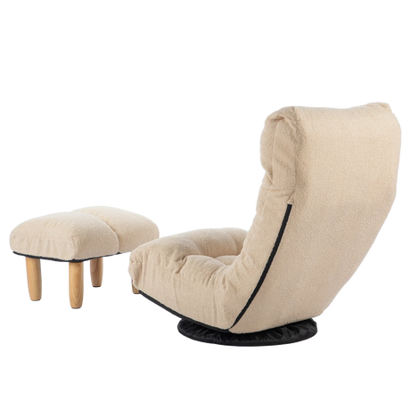 Adjustable Japanese Style Reclining Cotton Sofa Chair - Omega Lifestyles