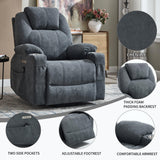 Power Lift Recliner Chair With Massage Heat And USB Ports - Omega Lifestyles