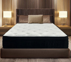 Soft 13-Inch Hybrid Cooling Plush California King Mattress - Omega Lifestyles