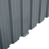 Heavy-Duty Galvanized Steel 6x8ft Outdoor Storage Shed - Omega Lifestyles