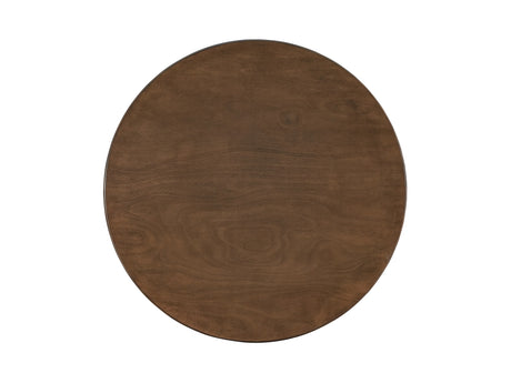 5-Piece Walnut Finish Synthetic Wood Dining Room Set - Omega Lifestyles