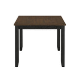 Brown Wood 6-Piece Contemporary Dining Table Set - Omega Lifestyles