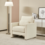 Mid-Century Modern Chenille Upholstered Accent Chair - Omega Lifestyles