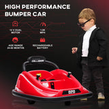 12V Remote Control Toddler Bumper Car With 360° Rotation - Omega Lifestyles