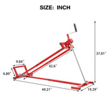 Universal Adjustable Steel Lawn Tractor Lift With 45° Tilt - Omega Lifestyles