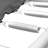 15-Inch Galvanized Steel Frame Safety Trampoline With Hoop - Omega Lifestyles