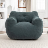 Large High-Density Foam Filled Teddy Bean Bag Chair - Omega Lifestyles