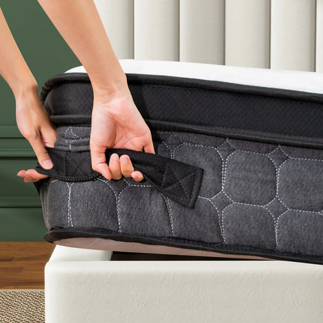 Medium 10-Inch Cooling Gel Memory Foam Hybrid Queen Mattress - Omega Lifestyles