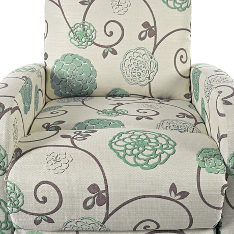 Manual Recliner Chair With Adjustable Backrest And Plush Upholstery - Omega Lifestyles