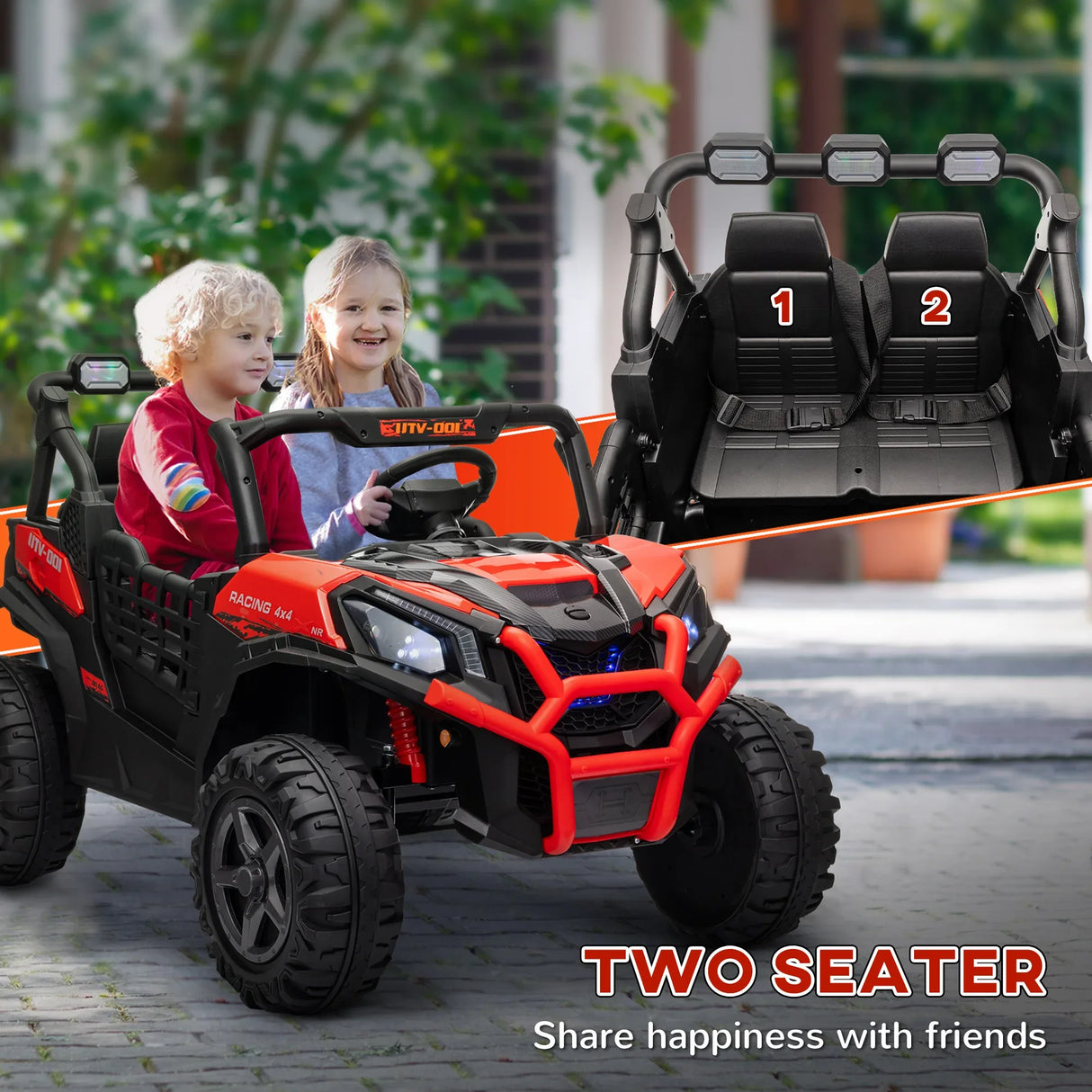 Electric Ride-On Car For Kids With Remote Control - Omega Lifestyles