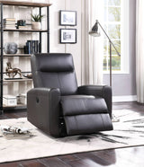 Top Grain Leather Match Power Motion Recliner - Omega Lifestyles