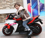 12V Electric Kids Ride-On Motorcycle With Training Wheels - Omega Lifestyles