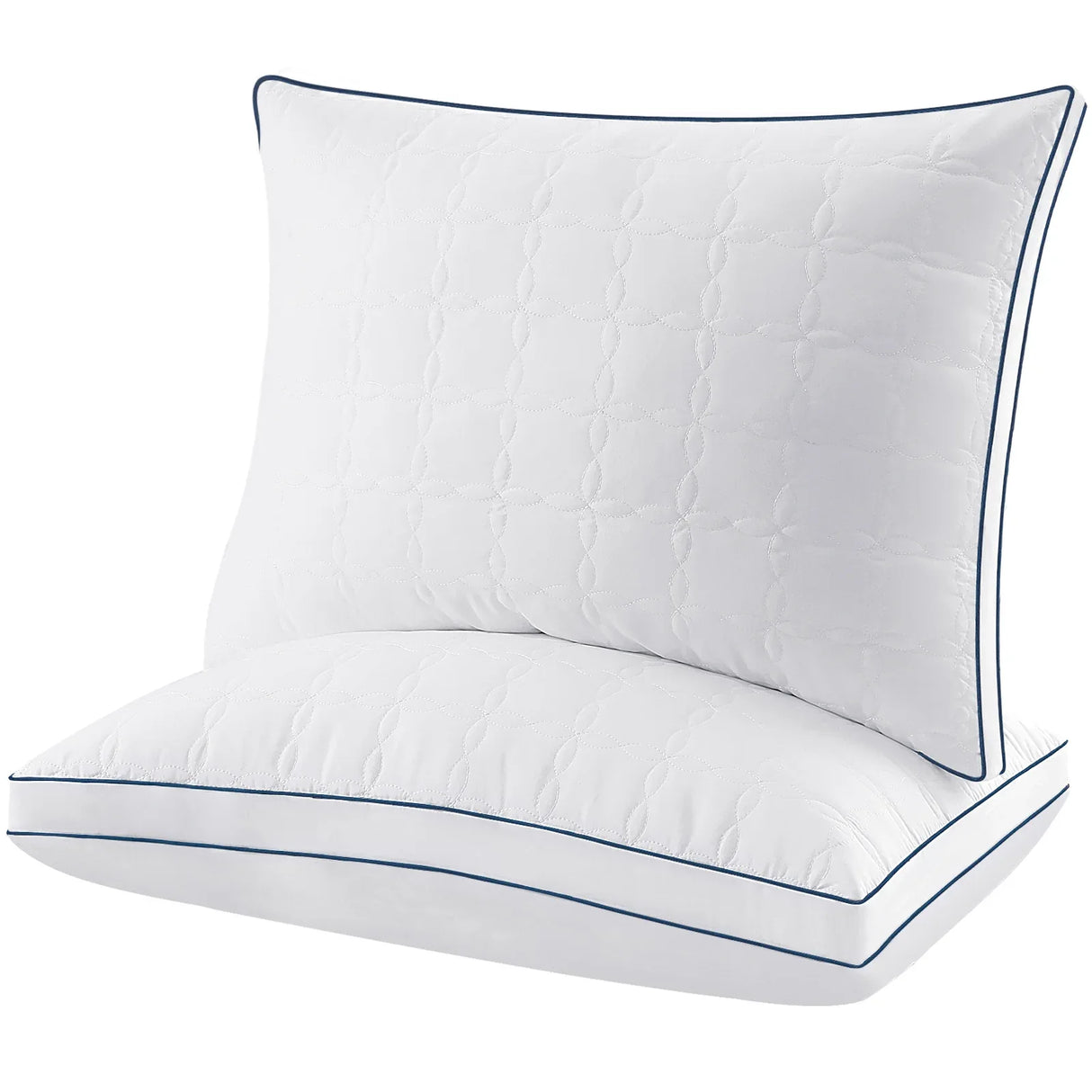 Set of 2 Soft Down Alternative Bed Pillows Standard Size - Omega Lifestyles