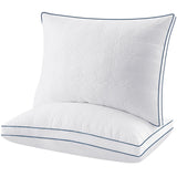 Set of 2 Soft Down Alternative Bed Pillows Standard Size - Omega Lifestyles
