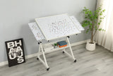 Adjustable Height Metal Puzzle Table With Storage Trays - Omega Lifestyles