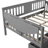 Full Full Size Solid Wood Daybed With Two Drawers - Omega Lifestyles