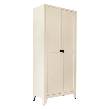 71-Inch Steel Locking Storage Cabinet With Adjustable Shelves - Omega Lifestyles
