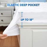 Queen Heated Electric Polyester Mattress Pad With Timer - Omega Lifestyles