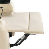Power PU Leather Recliner Chair With Tray Table USB Port - Omega Lifestyles