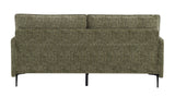 Green Chenille Compressed Cushion 2-Seat Sofa - Omega Lifestyles