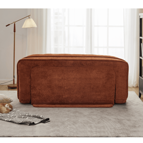 Convertible Adjustable Position Chenille Lazy Loveseat Sofa - Sleep Galleria