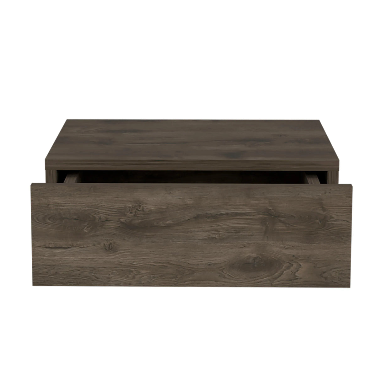 Wall-Mounted Pine Floating Nightstand With Drawer - Omega Lifestyles