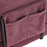 Convertible Corduroy Folding Memory Foam Sofa Bed - Omega Lifestyles