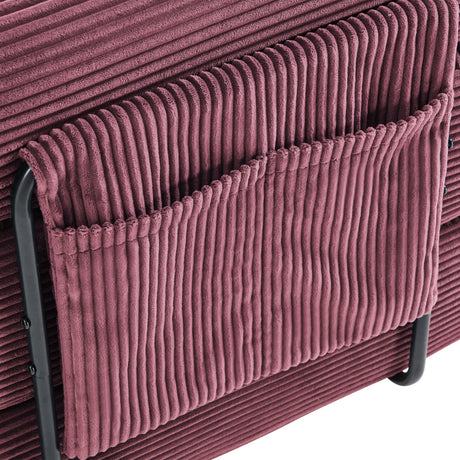 Convertible Corduroy Folding Memory Foam Sofa Bed - Omega Lifestyles