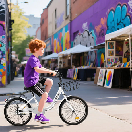 20-Inch Kids Steel Frame Bike With Dual Brakes - Omega Lifestyles