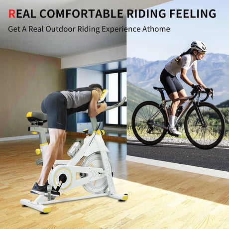 Indoor Fitness Steel Frame Adjustable Exercise Bike - Omega Lifestyles