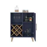 Angela Particle Board Wine Rack Storage Cabinet - Omega Lifestyles