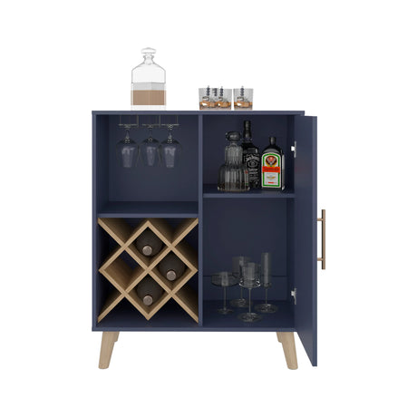 Angela Particle Board Wine Rack Storage Cabinet - Omega Lifestyles
