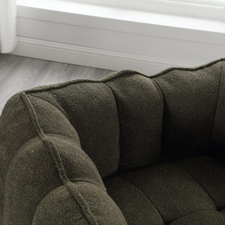 Soft Chenille Bean Bag Chair With High Resilient Foam - Omega Lifestyles