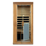 Far Infrared Red Cedar One Person Indoor Sauna Room - Omega Lifestyles